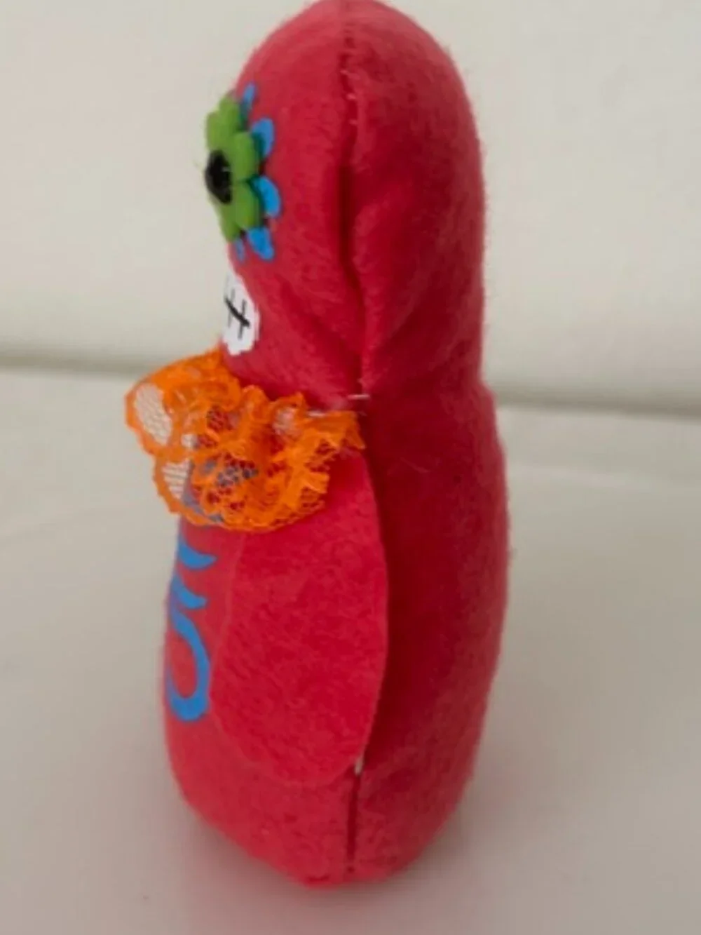 Set of 3 Halloween Dia de los Muertos Felt Dolls